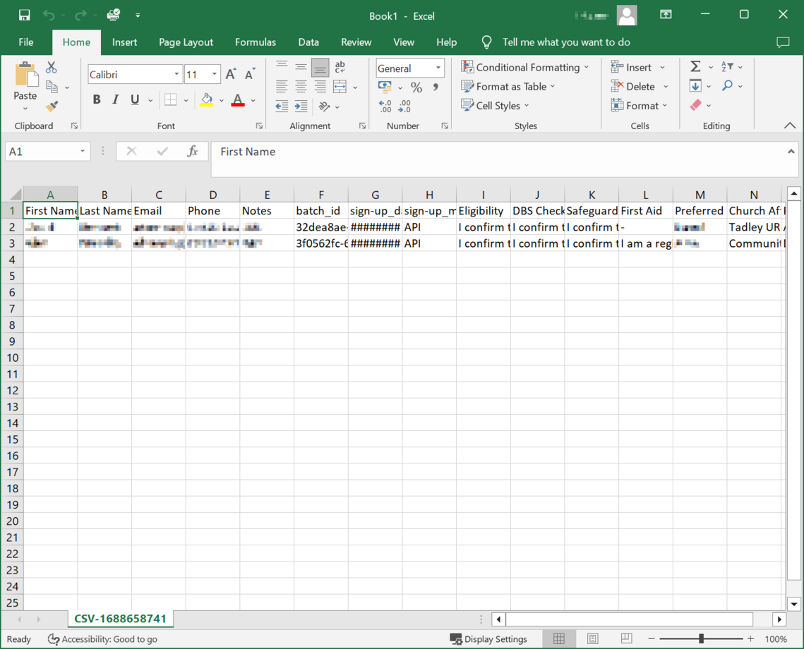 Excel Continue Edit